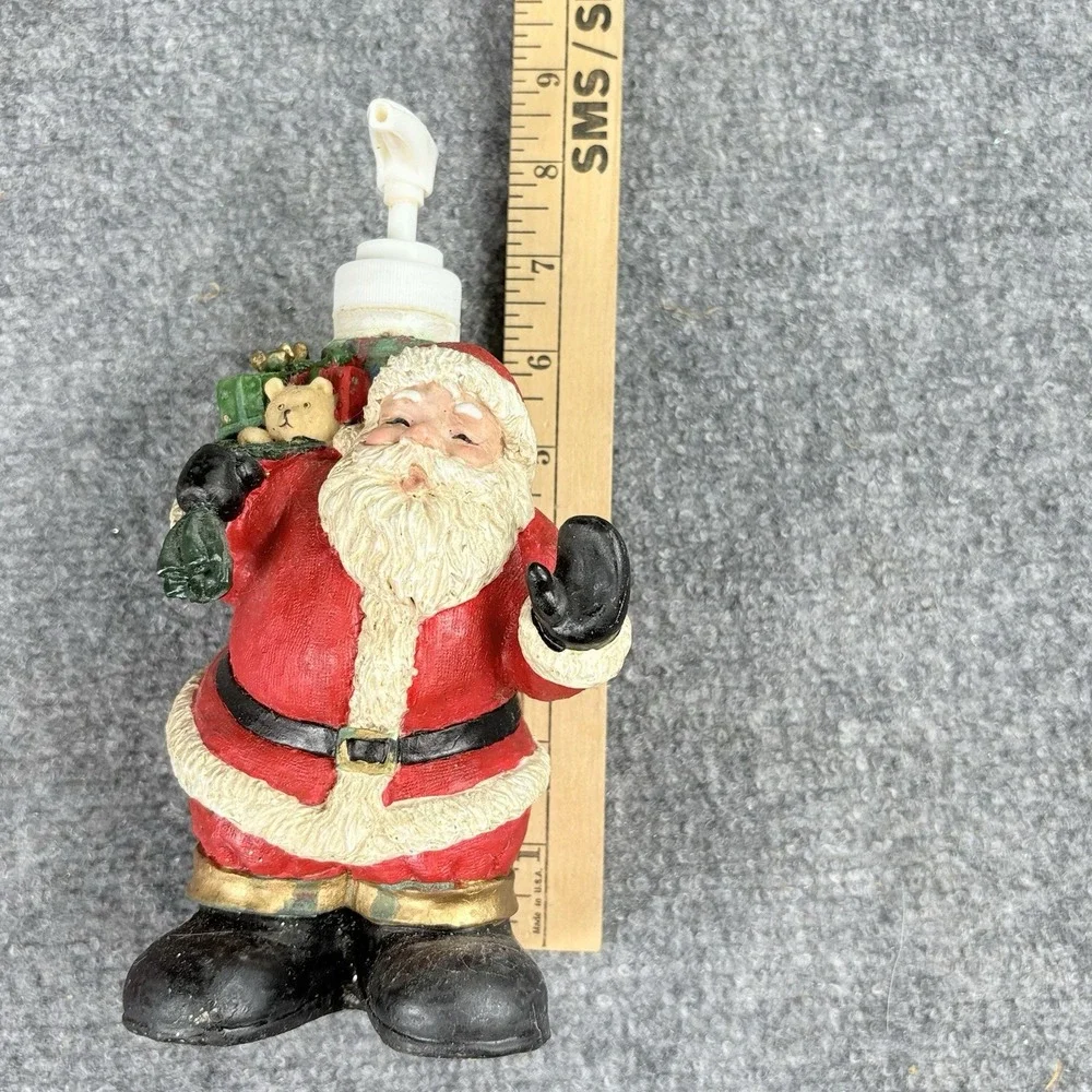 Vintage Y2K Santa Claus Soap Dispenser Christmas Decor Carolina Pottery‎ Resin